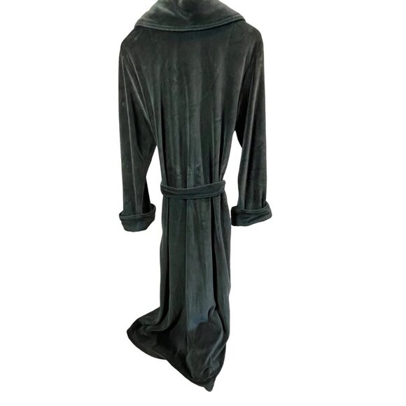 Jasmine Rose Forest Green Embroidered Full Length Belted Robe Sz S - Picture 2 of 9